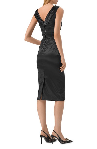 Атласное платье DOLCE & GABBANA, арт. F612RT/FURAD, фото 3