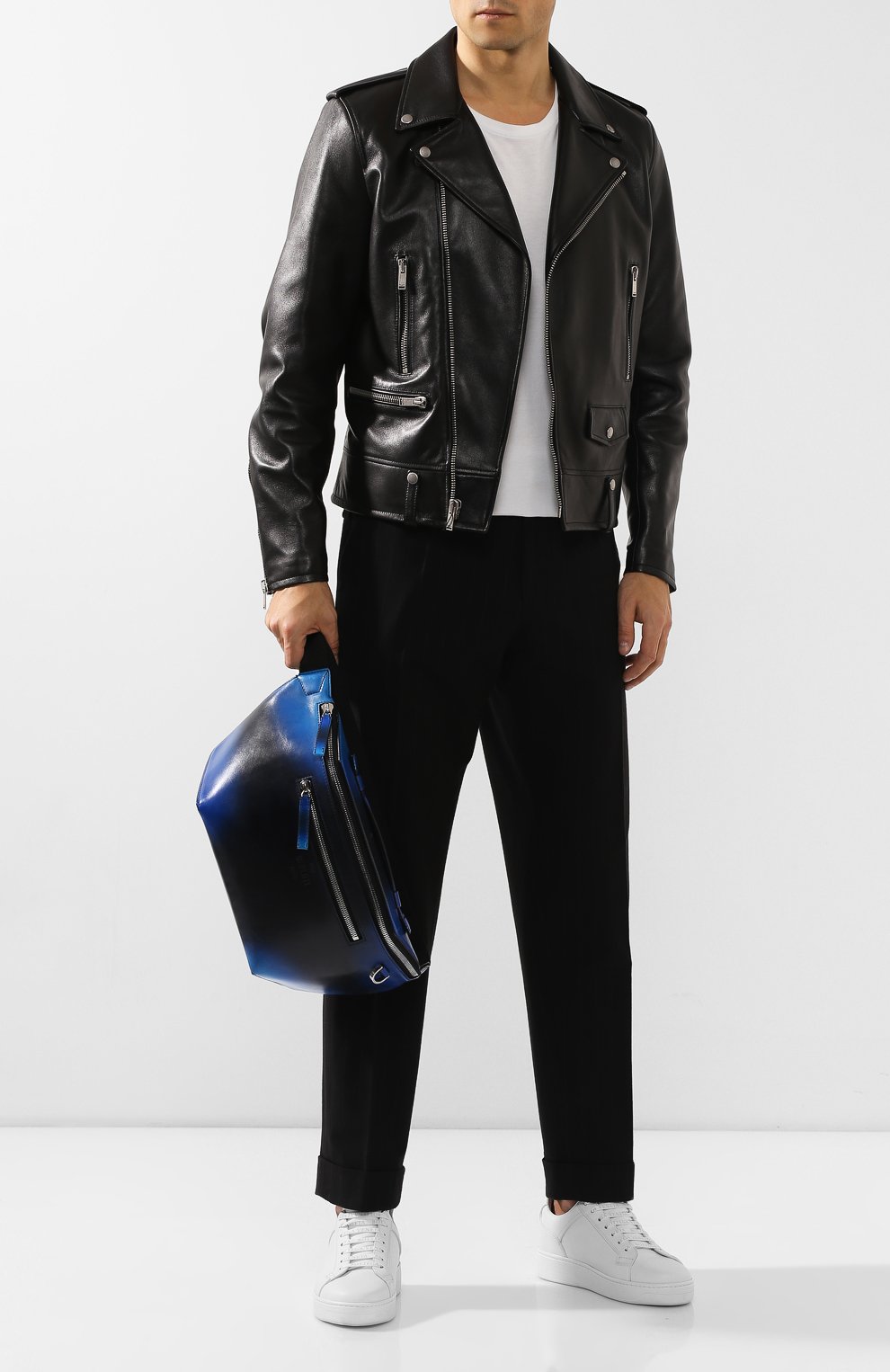 Кожаная поясная сумка BERLUTI, арт. M192900, фото 2