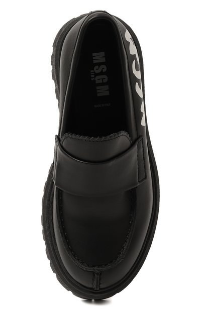 Кожаные лоферы MSGM KIDS, арт. 76260/20-27, фото 4