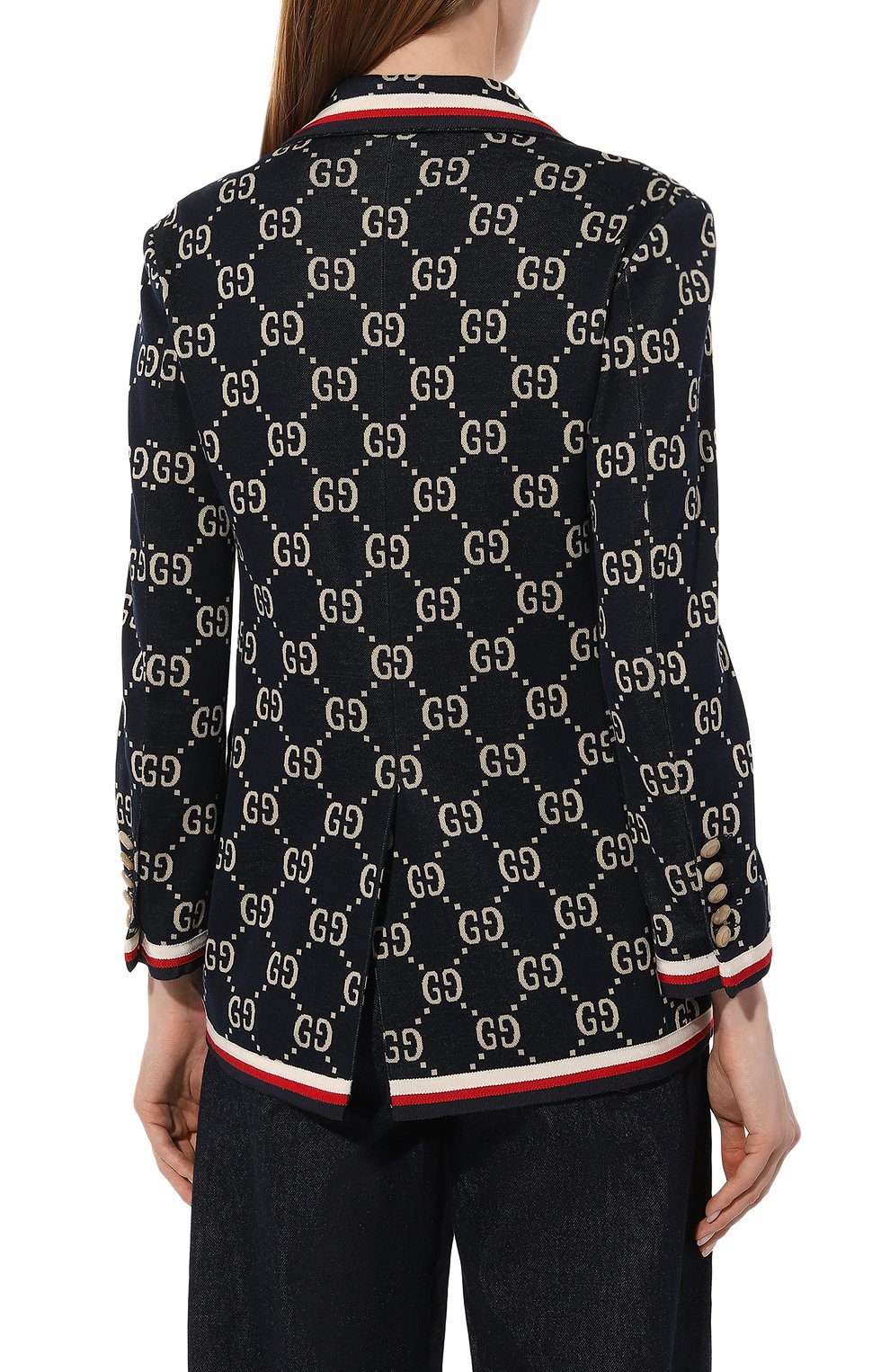 Хлопковый жакет GUCCI, арт. 558338 XJAEA, фото 4