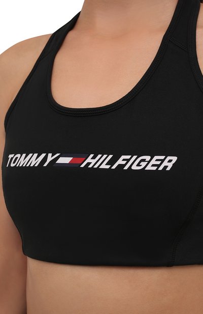 Бра-топ TOMMY HILFIGER черного цвета по цене 4490 руб., арт. S10S100973, фото 5 Бра-топ TOMMY HILFIGER, арт. S10S100973, фото 5