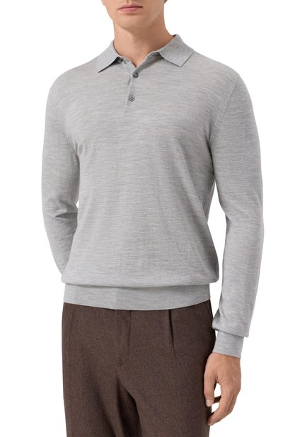 Поло из шерсти и шелка 12 STOREEZ, арт. 129458, фото 3