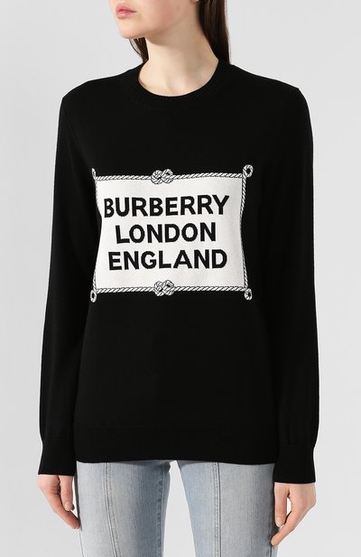 Шерстяной свитшот BURBERRY, арт. 8024421, фото 3
