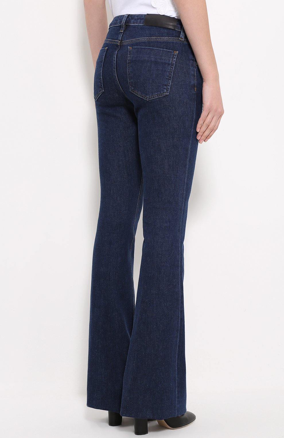 Расклешенные джинсы со стрелками VICTORIA, VICTORIA BECKHAM, арт. VB108 423, фото 4