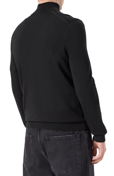 Шерстяной джемпер BOGNER черного цвета по цене 30400 руб., арт. 88609785, фото 4 Шерстяной джемпер BOGNER, арт. 88609785, фото 4
