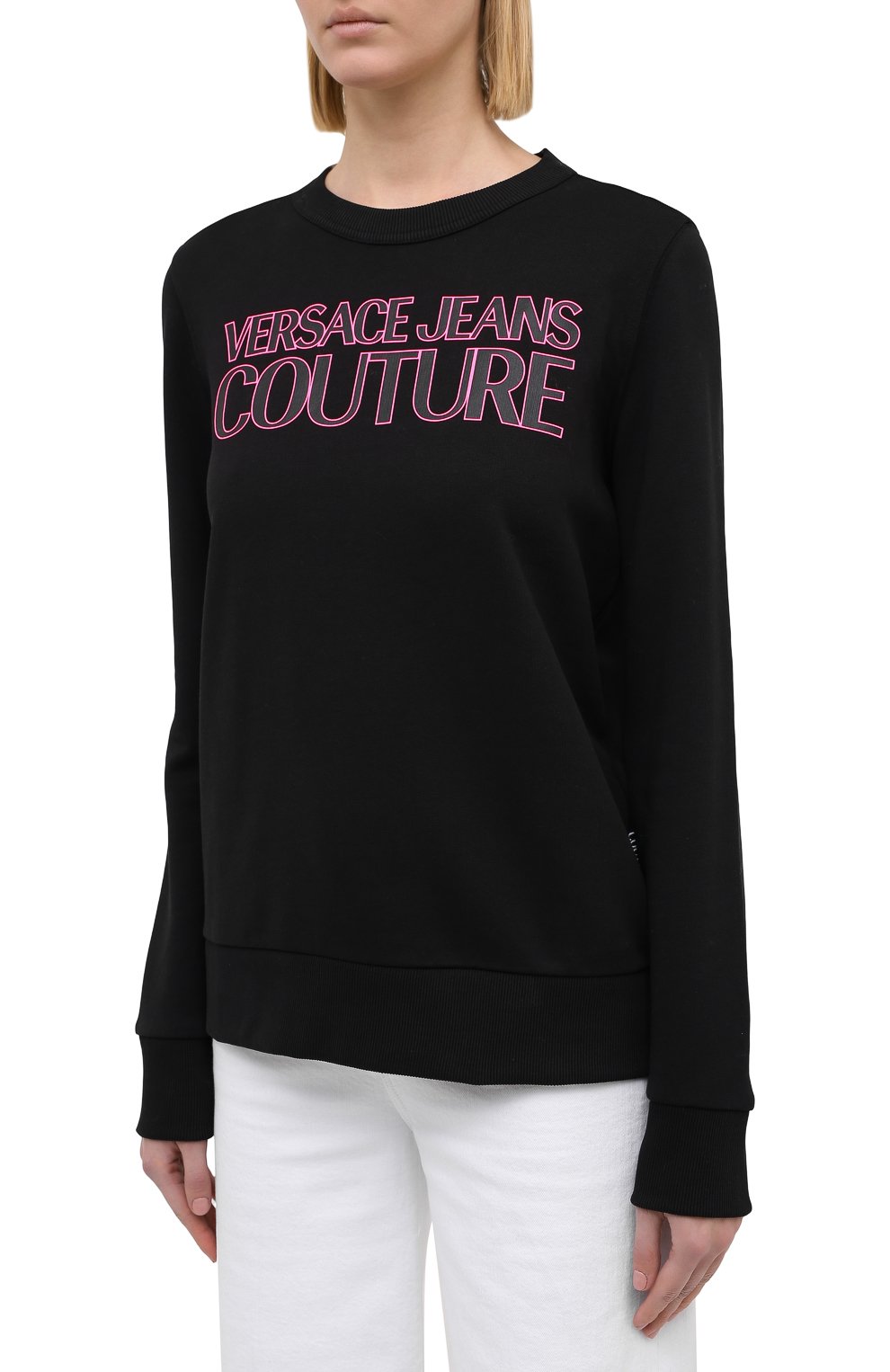Хлопковый свитшот VERSACE JEANS COUTURE, арт. B6HZA7KP-ZDP309 REG. 51/30328, фото 3