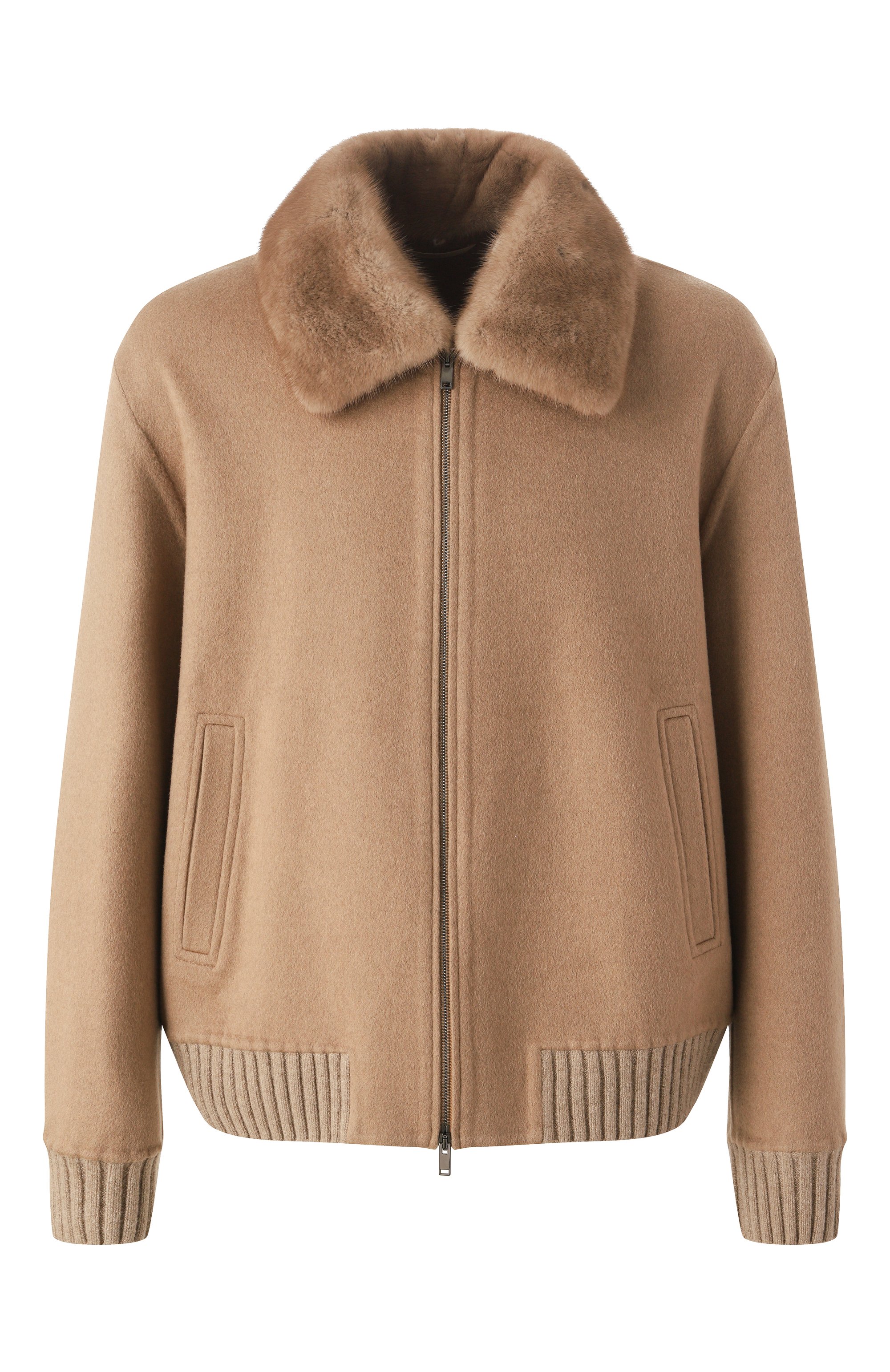 Кашемировый бомбер с отделкой из норки MVST, арт. FTECK-ES4255-2V BS/LC1640, фото 1