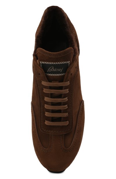 Замшевые кроссовки BRIONI, арт. QHI90L/09734, фото 5