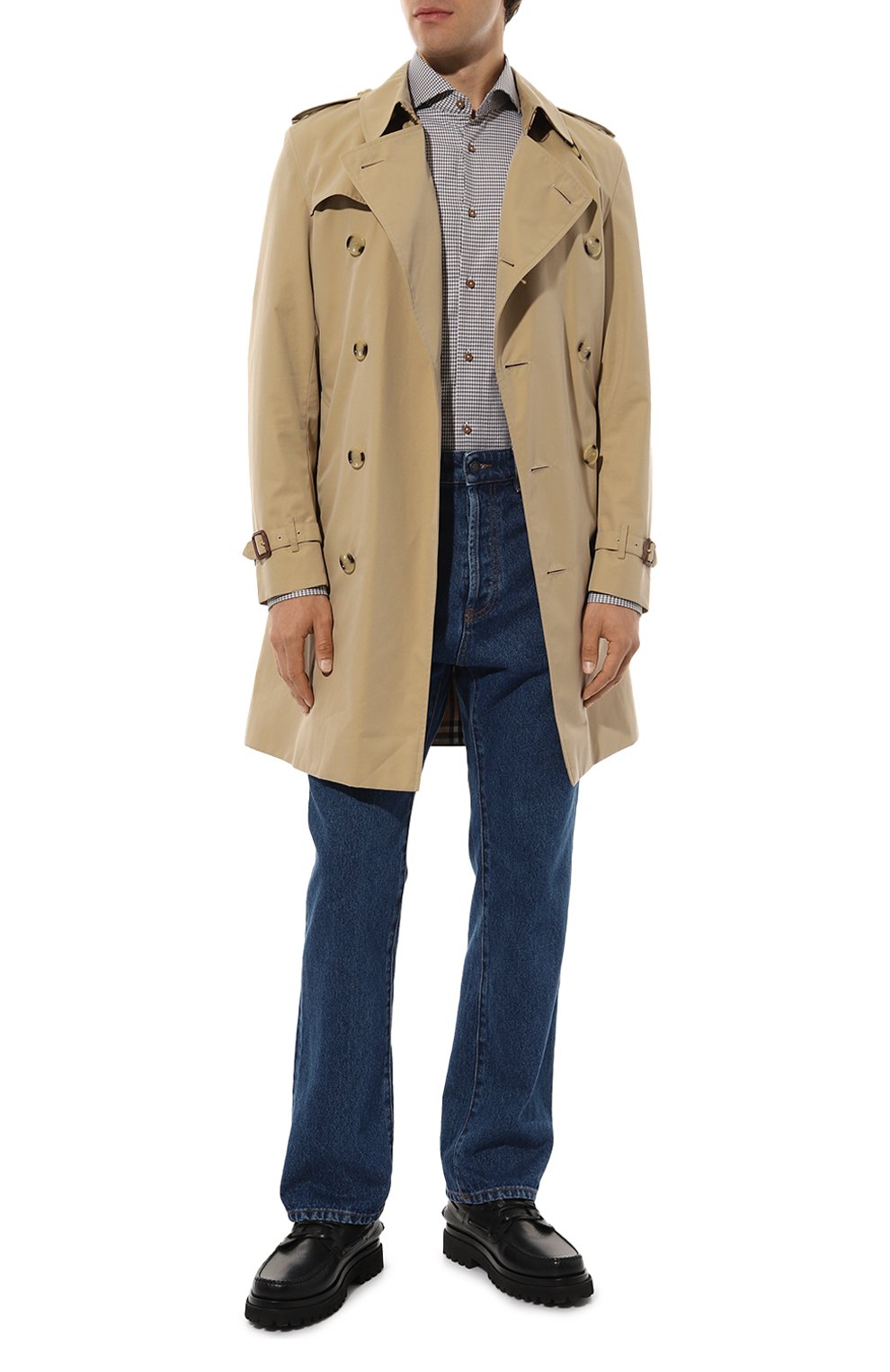 Хлопковая рубашка BOSS, арт. 50496316, фото 2