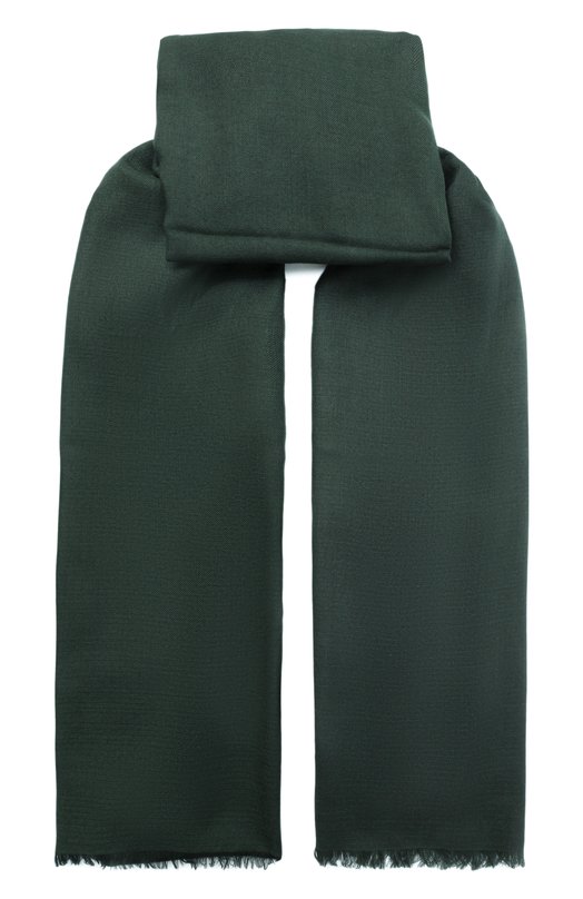 Шарф из кашемира и шелка MVST S8/70X200/P759-J42 Зелёный S8/70X200/P759-J42