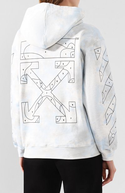 Хлопковое худи OFF-WHITE, арт. 0WBB032S20FLE0044010, фото 4