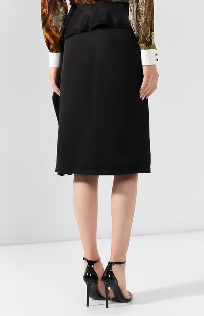 Шелковая юбка BURBERRY, арт. 8024336, фото 4
