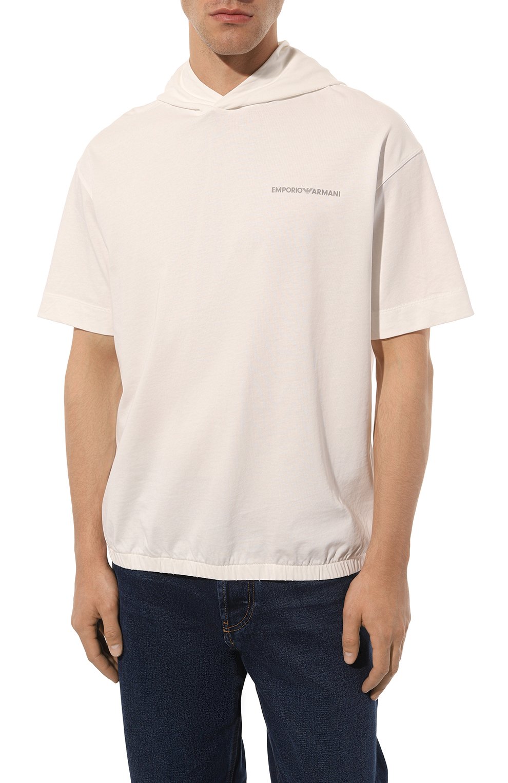 Хлопковое худи EMPORIO ARMANI, арт. 3R1TT3/1JWZZ, фото 3