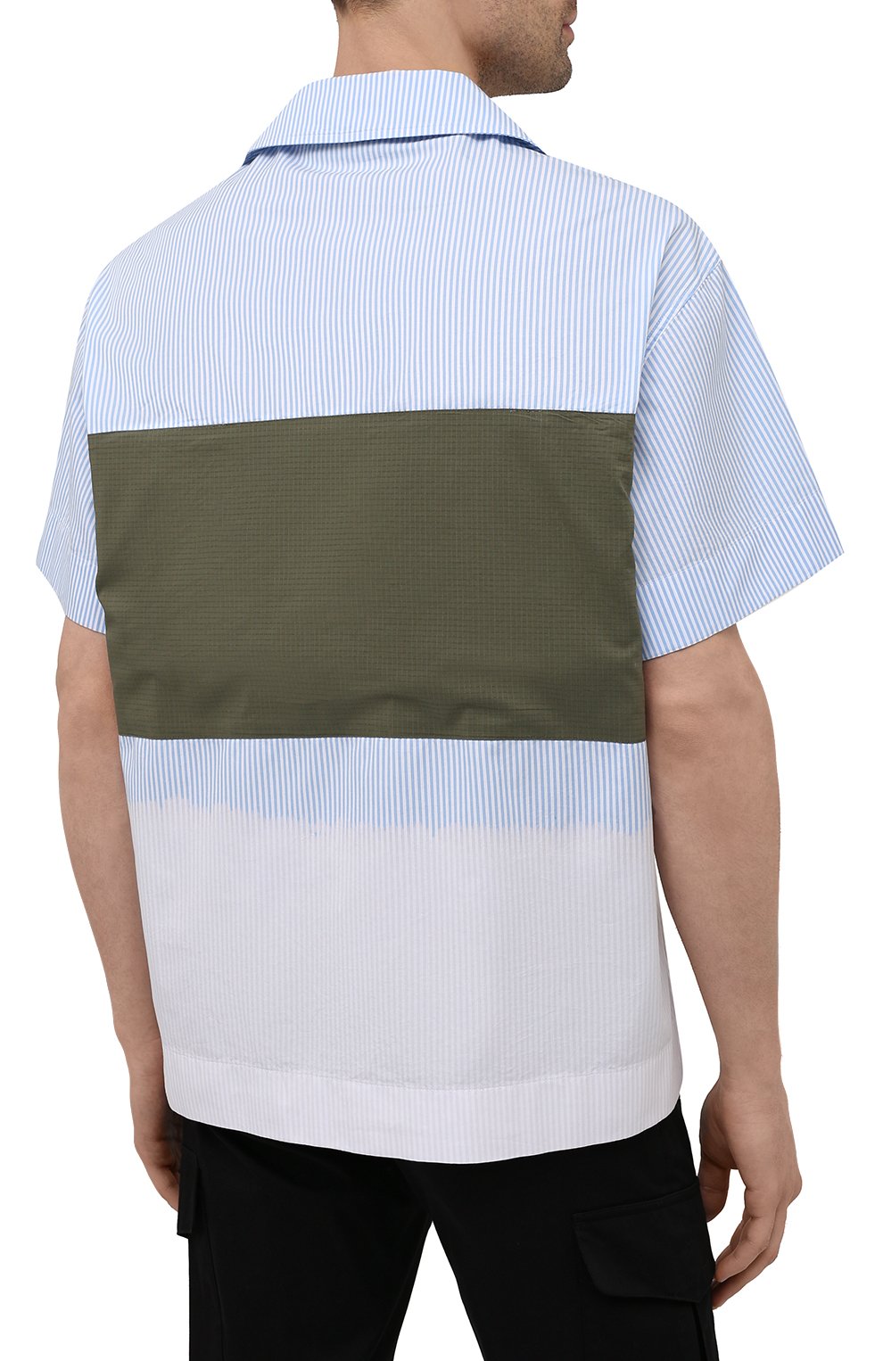 Хлопковая рубашка PALM ANGELS, арт. PMGA092S21FAB0025610, фото 4