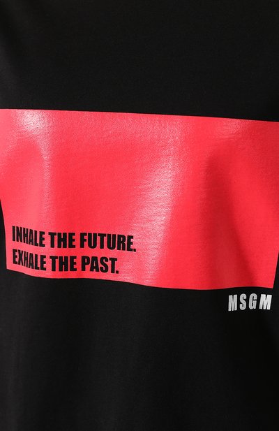Хлопковая футболка MSGM, арт. 2845MDM07 207228, фото 5