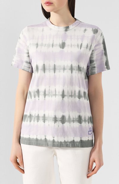 Хлопковая футболка ISABEL MARANT ETOILE, арт. TS0300-20P075E/DENA, фото 3