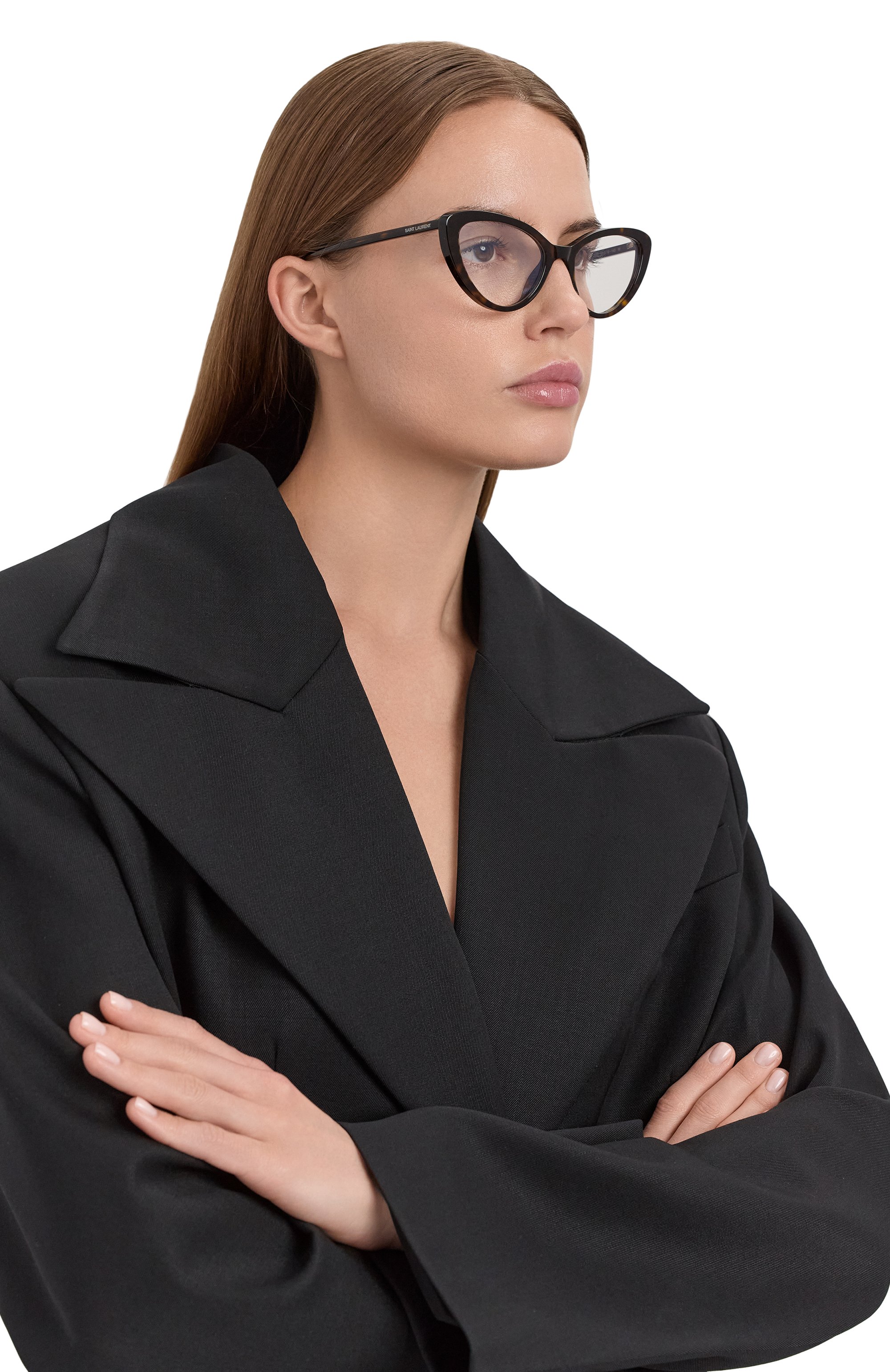 Оправа SAINT LAURENT коричневого цвета по цене 29500 руб., арт. SL 777 002, фото 2 Оправа SAINT LAURENT, арт. SL 777 002, фото 2