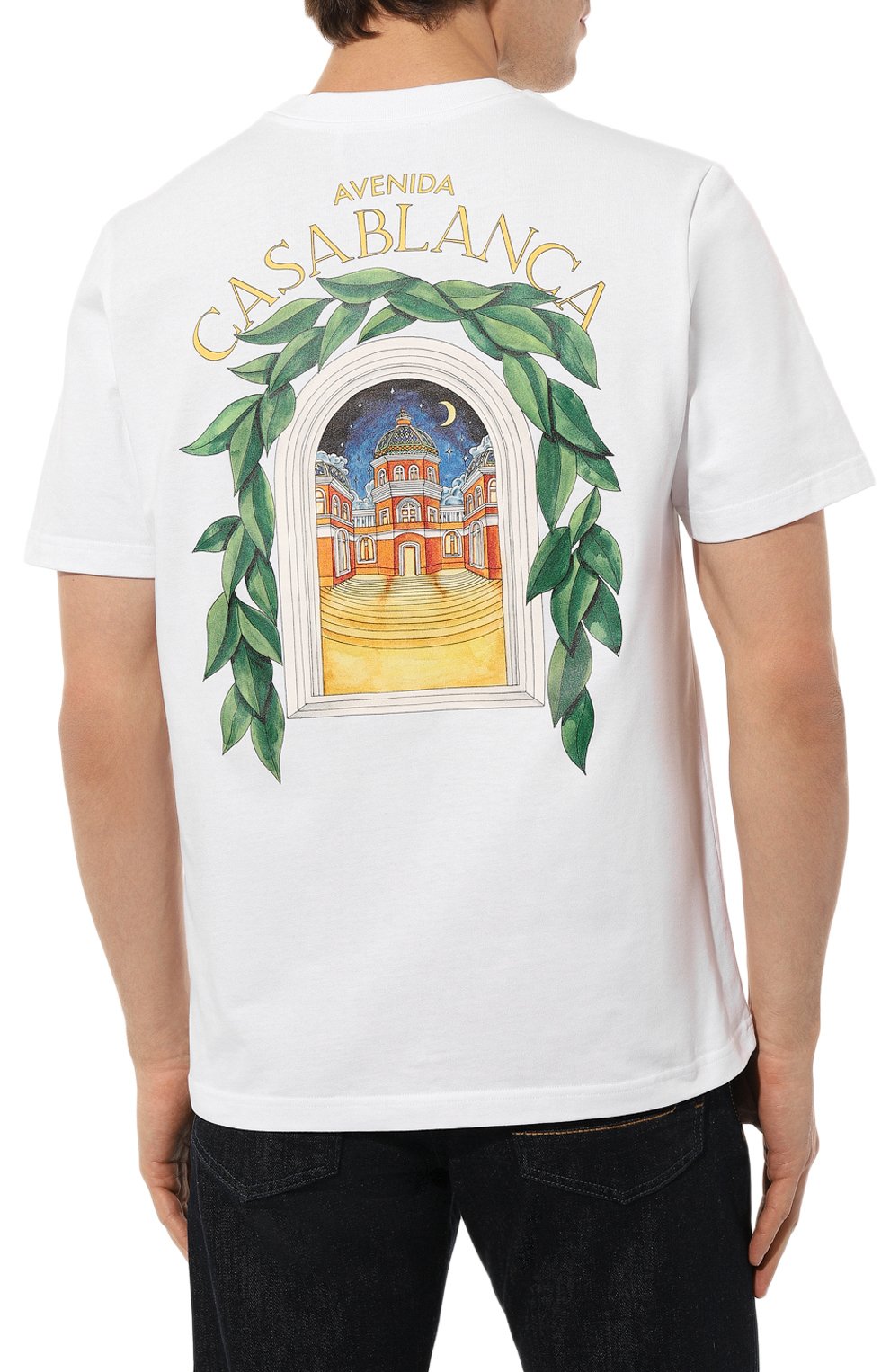 Хлопковая футболка CASABLANCA, арт. MS23-JTS-001-11, фото 4