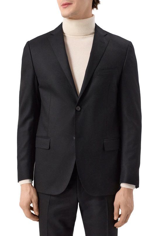 Шерстяной костюм Corneliani 946005-9418111_SET Чёрный  946005-9418111_SET Фото 4