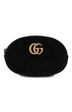 Поясная сумка gg marmont из бархата GUCCI, арт. 476434/9FRDT, фото 1