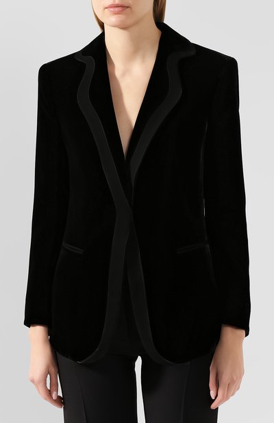 Жакет из смеси вискозы и шелка GIORGIO ARMANI, арт. 9WHGG0CL/T0024, фото 3