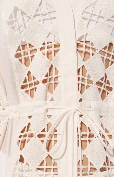 Хлопковая туника LIVY белого цвета по цене 67280 руб., арт. 654143001, фото 5 Хлопковая туника LIVY, арт. 654143001, фото 5