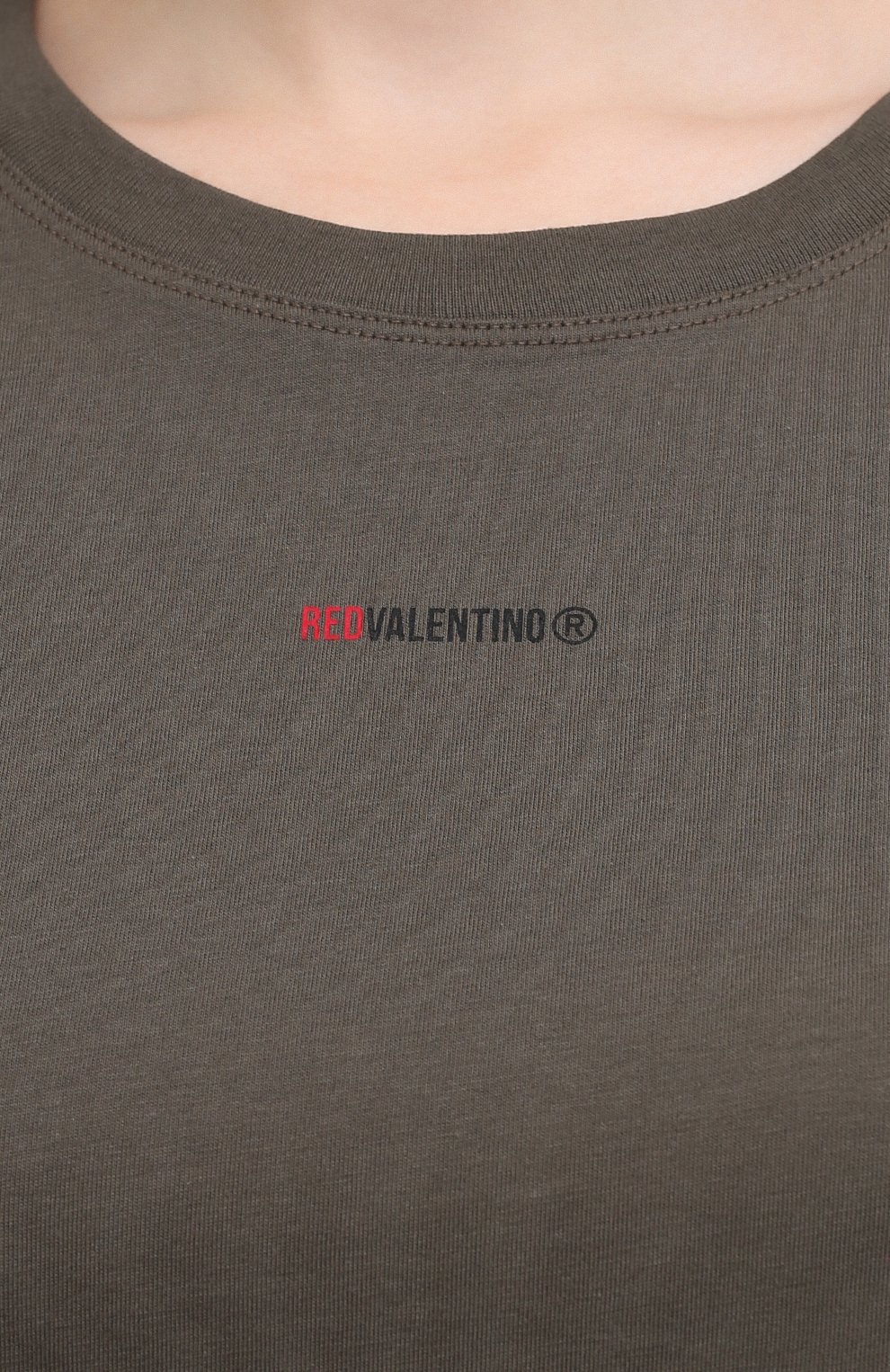 Хлопковая футболка REDVALENTINO, арт. VR3MG08P/5QF, фото 5