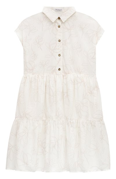 Хлопковое платье BRUNELLO CUCINELLI, арт. BL934A023C, фото 1