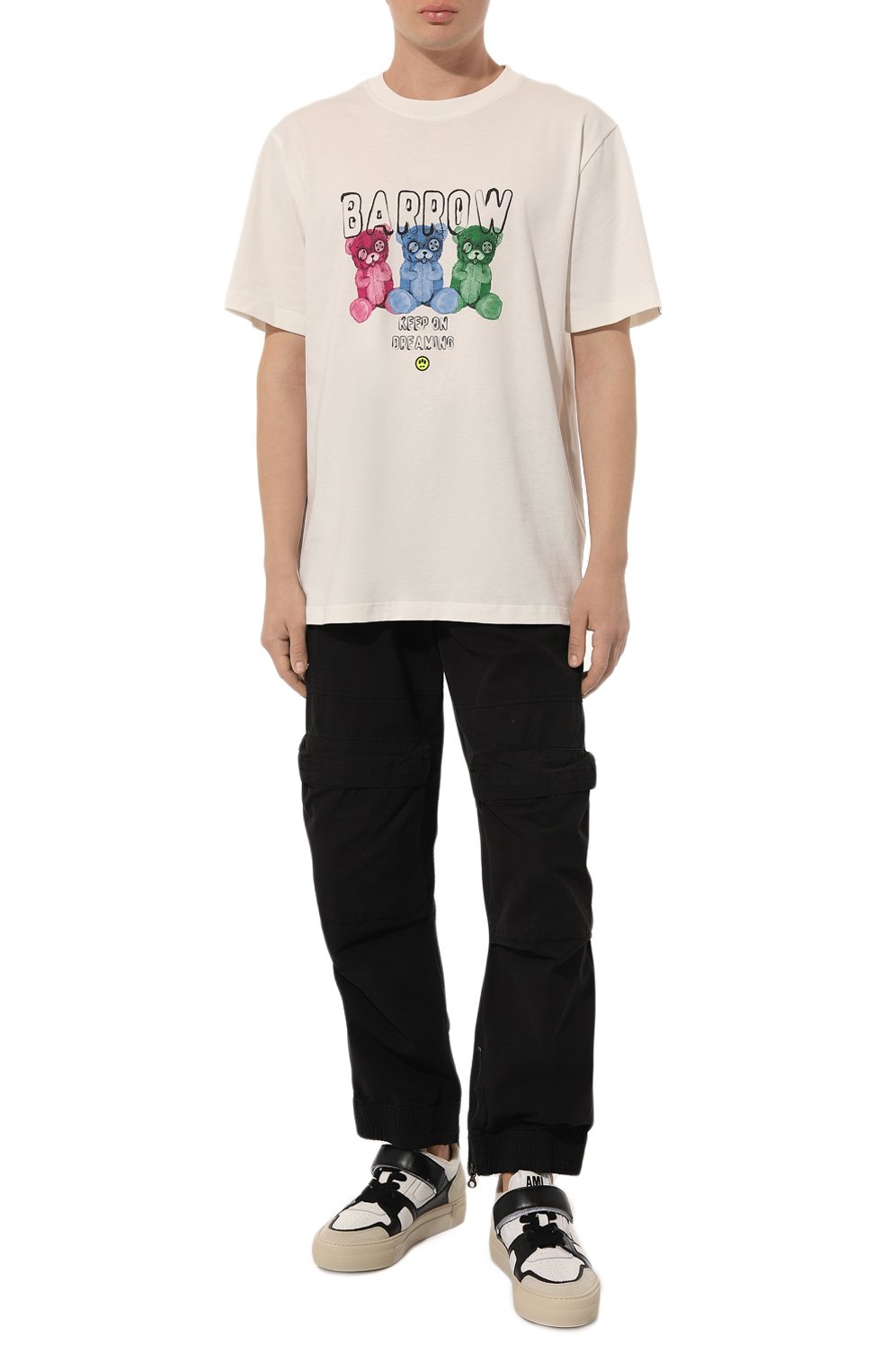 Хлопковая футболка BARROW, арт. F4BWMATH061, фото 2