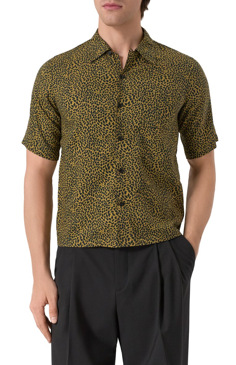 Рубашка из лиоцелла и хлопка SAINT LAURENT, арт. 638555Y04DN 2290, фото 3