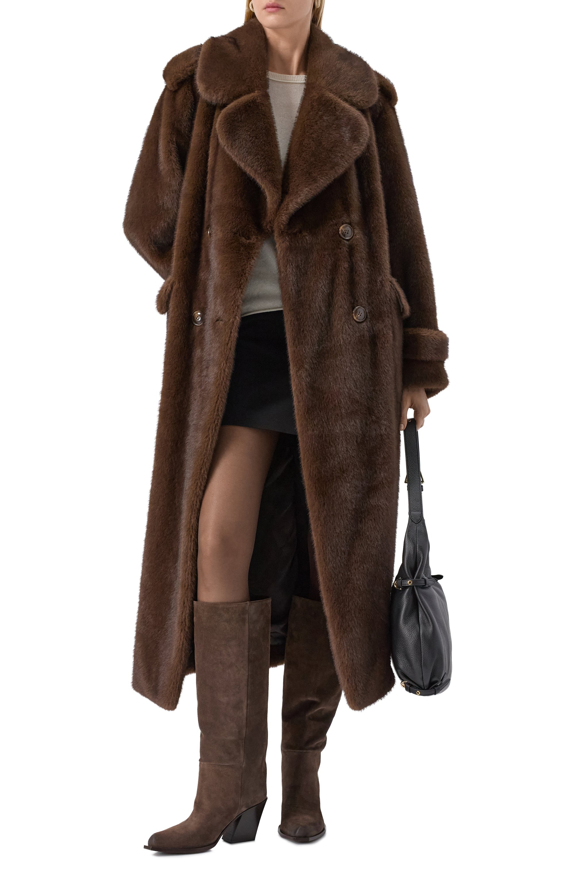 Шуба из экомеха P.A.R.O.S.H., арт. PULSE-D431733, фото 2