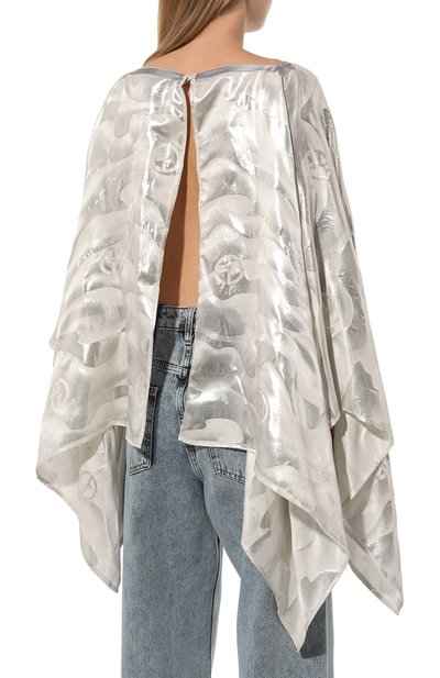 Шелковая накидка GIORGIO ARMANI, арт. 795603/4R129, фото 4