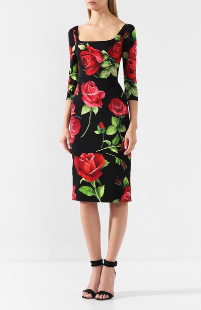 Шелковое платье DOLCE & GABBANA, арт. F6F5PT/FSAY1, фото 3