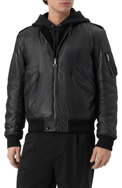 Утепленный бомбер SAINT LAURENT, арт. 780904/Y989L, фото 3