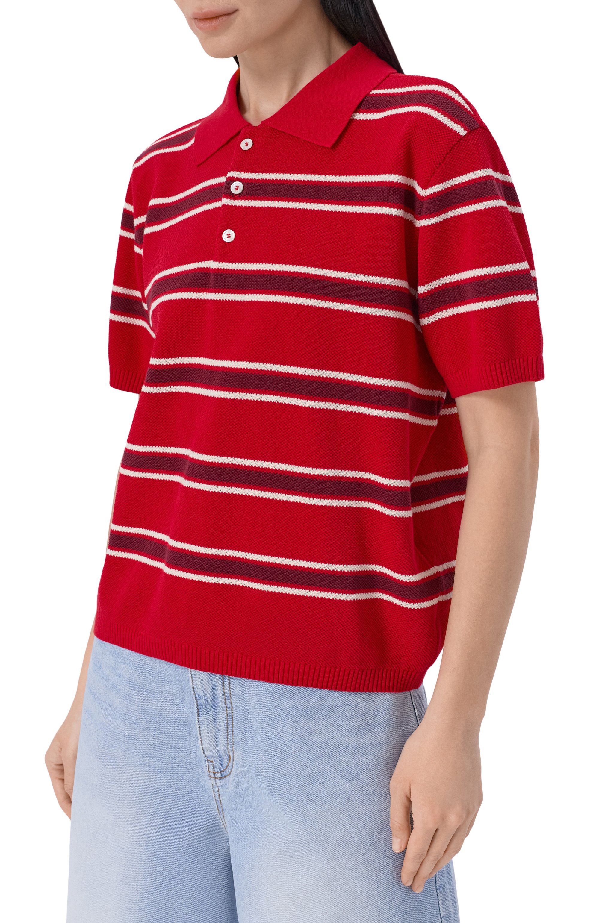 Хлопковое поло DUNST, арт. UDSW6B122R2_001, фото 3