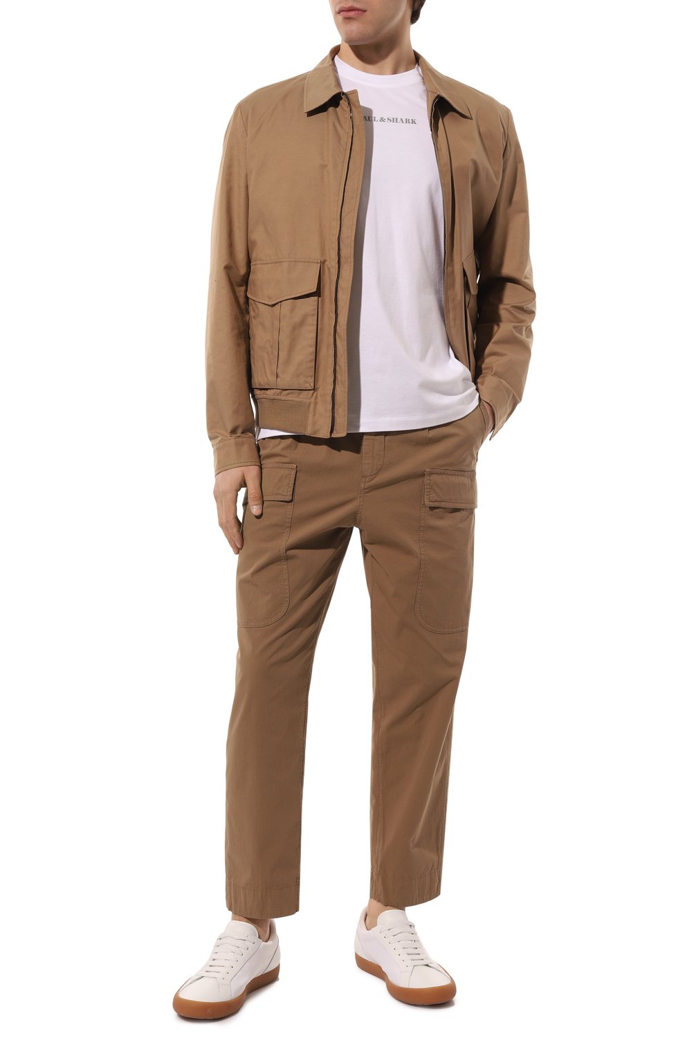 Хлопковая футболка PAUL&SHARK, арт. 22411044, фото 2