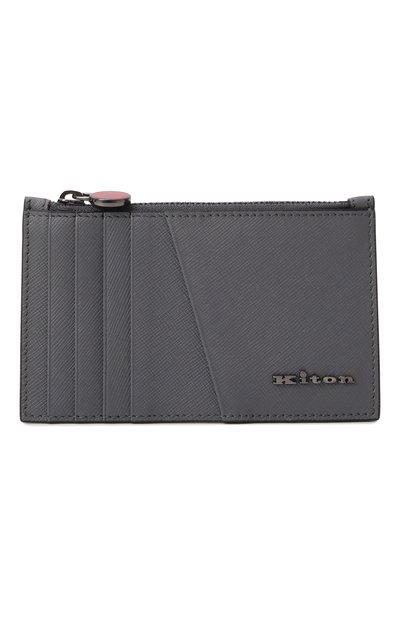 Мужской кожаный футляр для кредитных карт KITON, арт. UPEA009N0122807