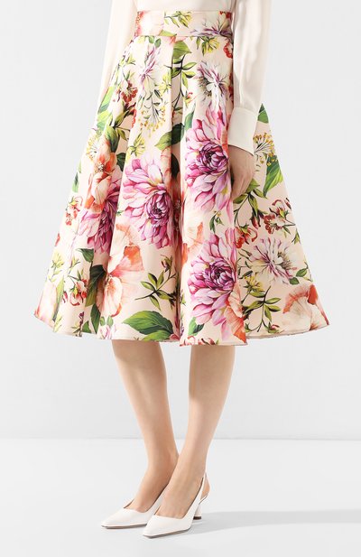 Шелковая юбка DOLCE & GABBANA, арт. F4BR4T/IS1AE, фото 3