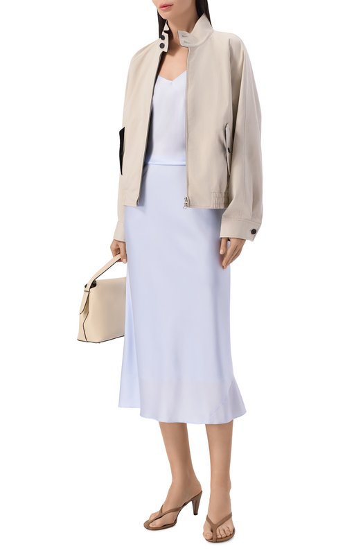 Атласный топ Dorothee Schumacher 449726 Голубой  449726 Фото 2