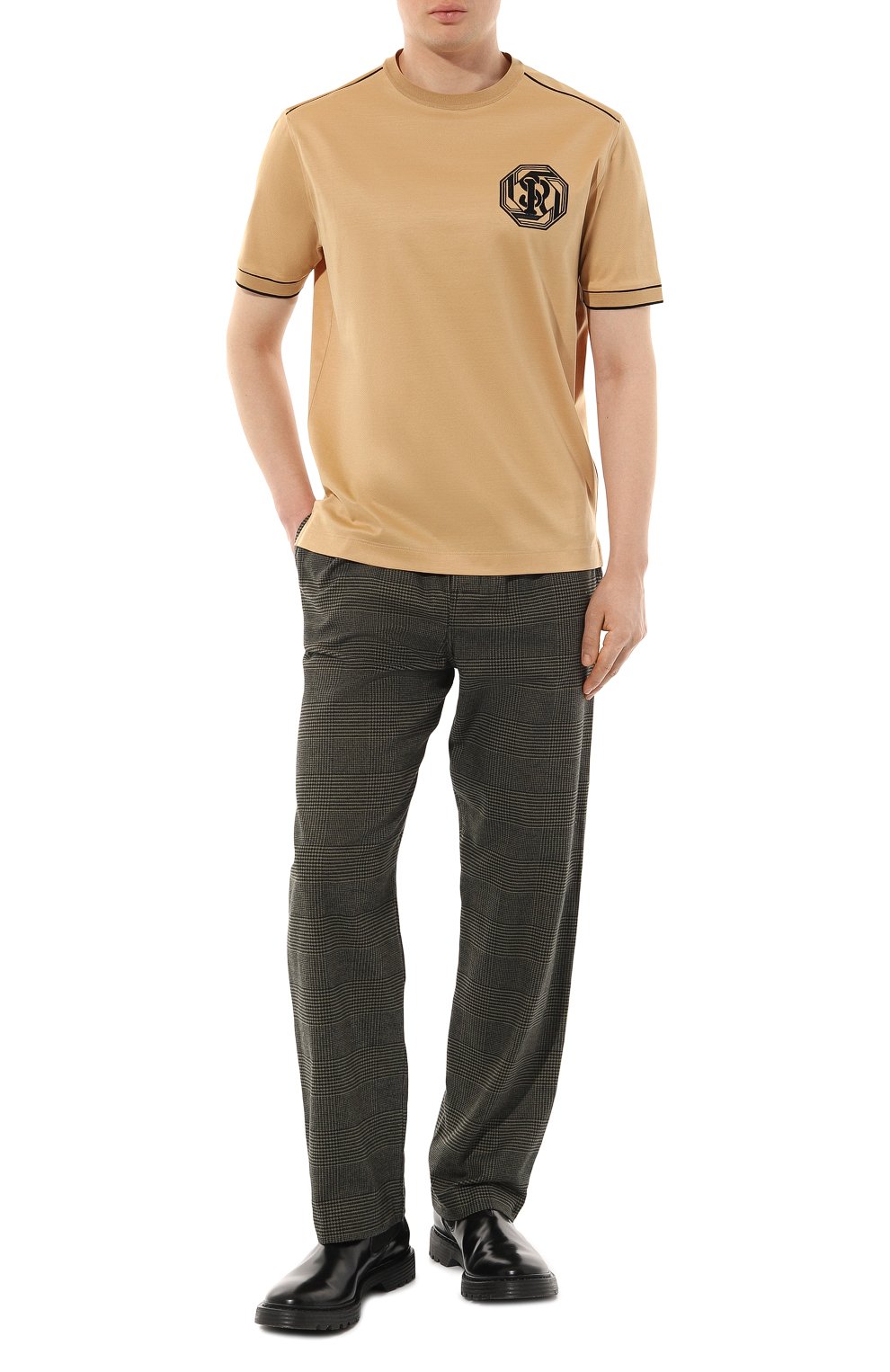 Хлопковые брюки DEREK ROSE, арт. 3564-KELB041, фото 2