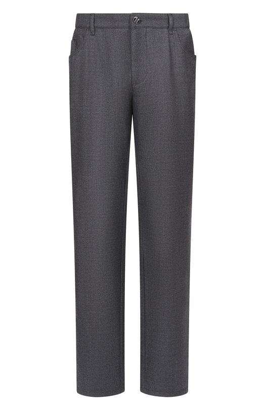 Шерстяные брюки Zilli J5T101M0201VSGE00 Серый J5T101M0201VSGE00