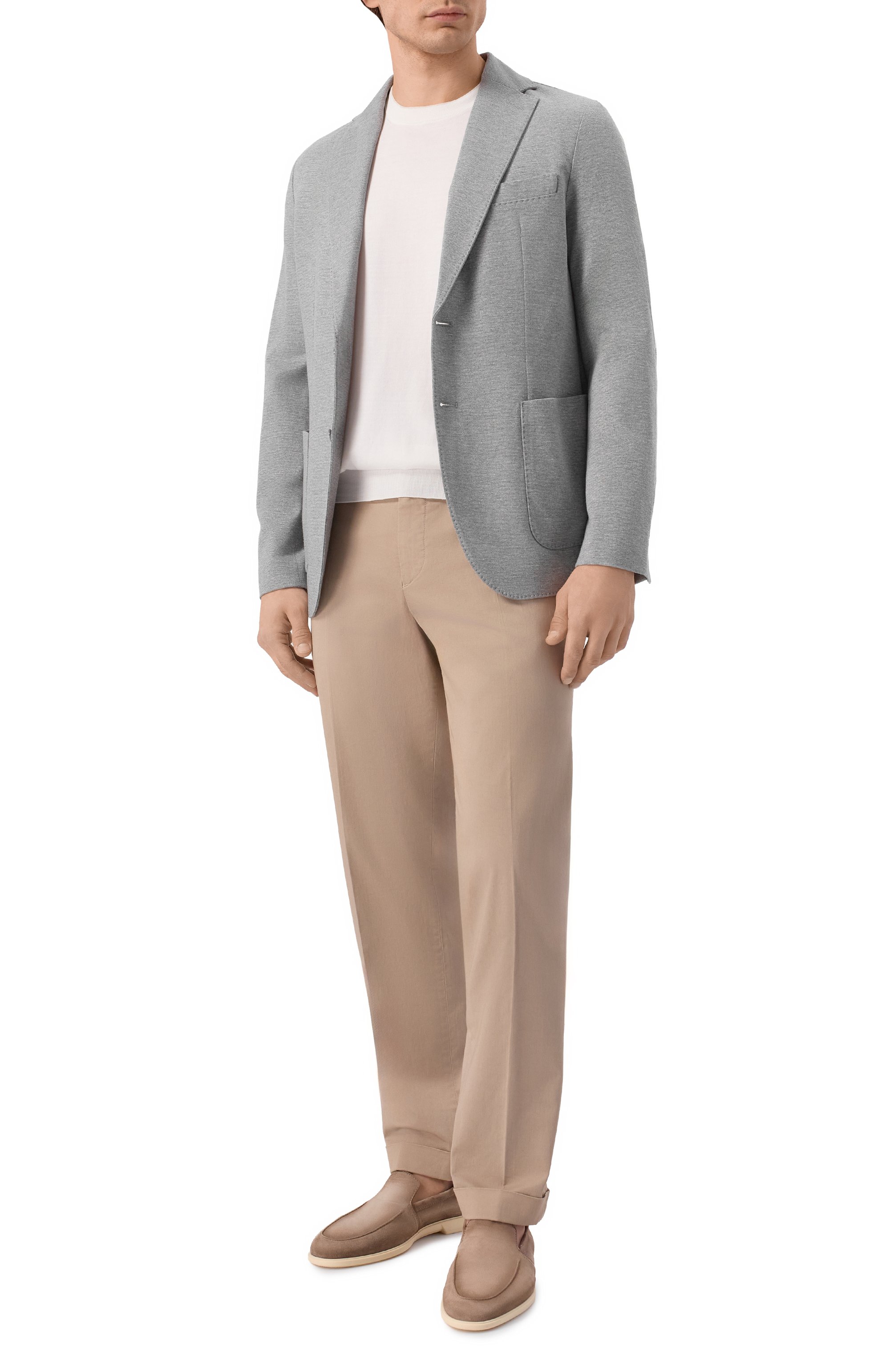 Пиджак из хлопка и льна CIRCOLO 1901, арт. CN5287, фото 2