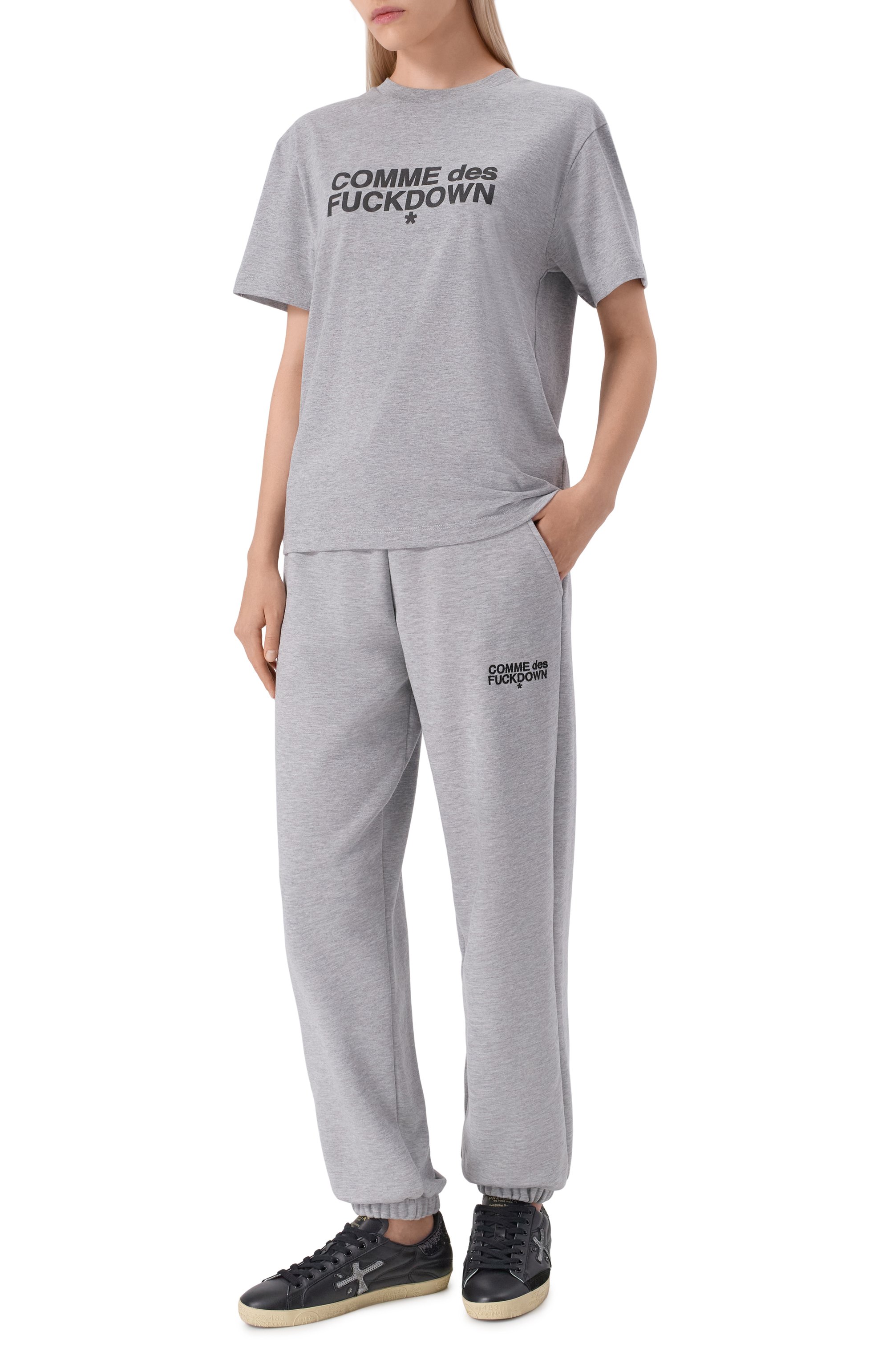 Хлопковая футболка COMME DES FUCKDOWN, арт. CFABW01356, фото 2