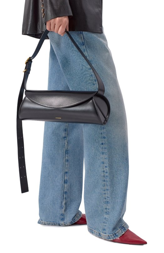 Сумка Cannolo grande Jil Sander J08WD0051/P4840 Чёрный  J08WD0051/P4840 Фото 2