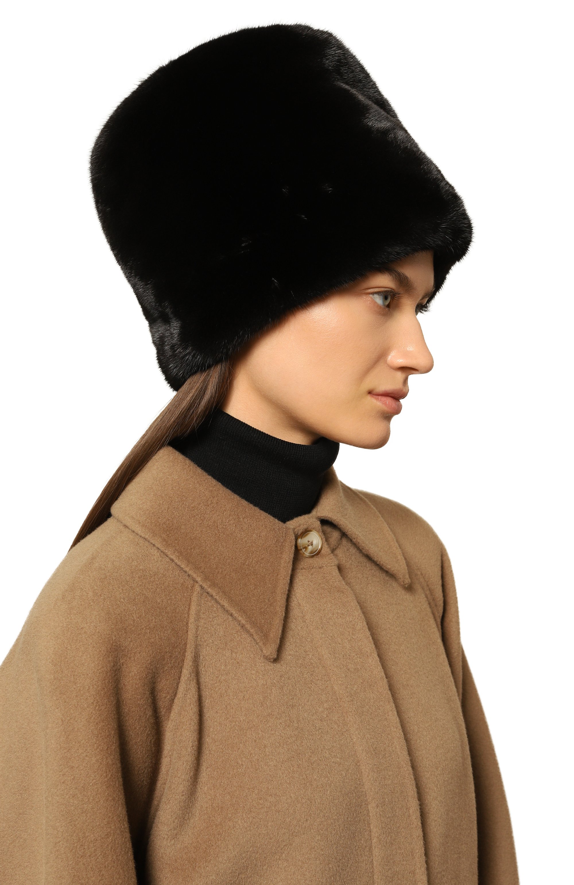 Меховая шапка мелания из норки FURLAND, арт. 0217402110182600585, фото 2