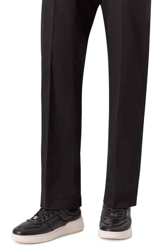 Кожаные кеды Caro Ferragamo 774865 Чёрный  774865 Фото 3