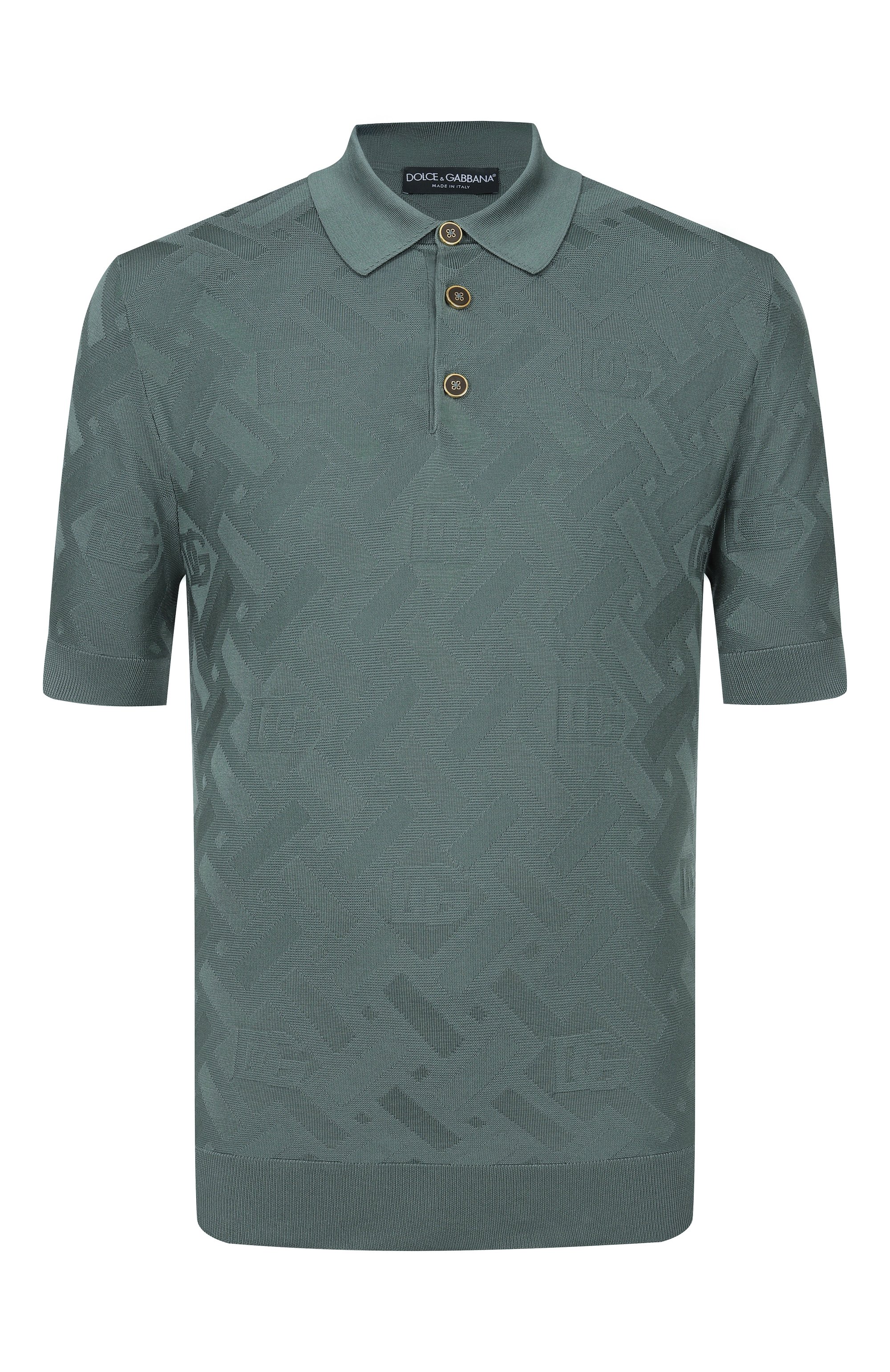 Шелковое поло DOLCE & GABBANA, арт. GXZ02T/JBS0C, фото 1