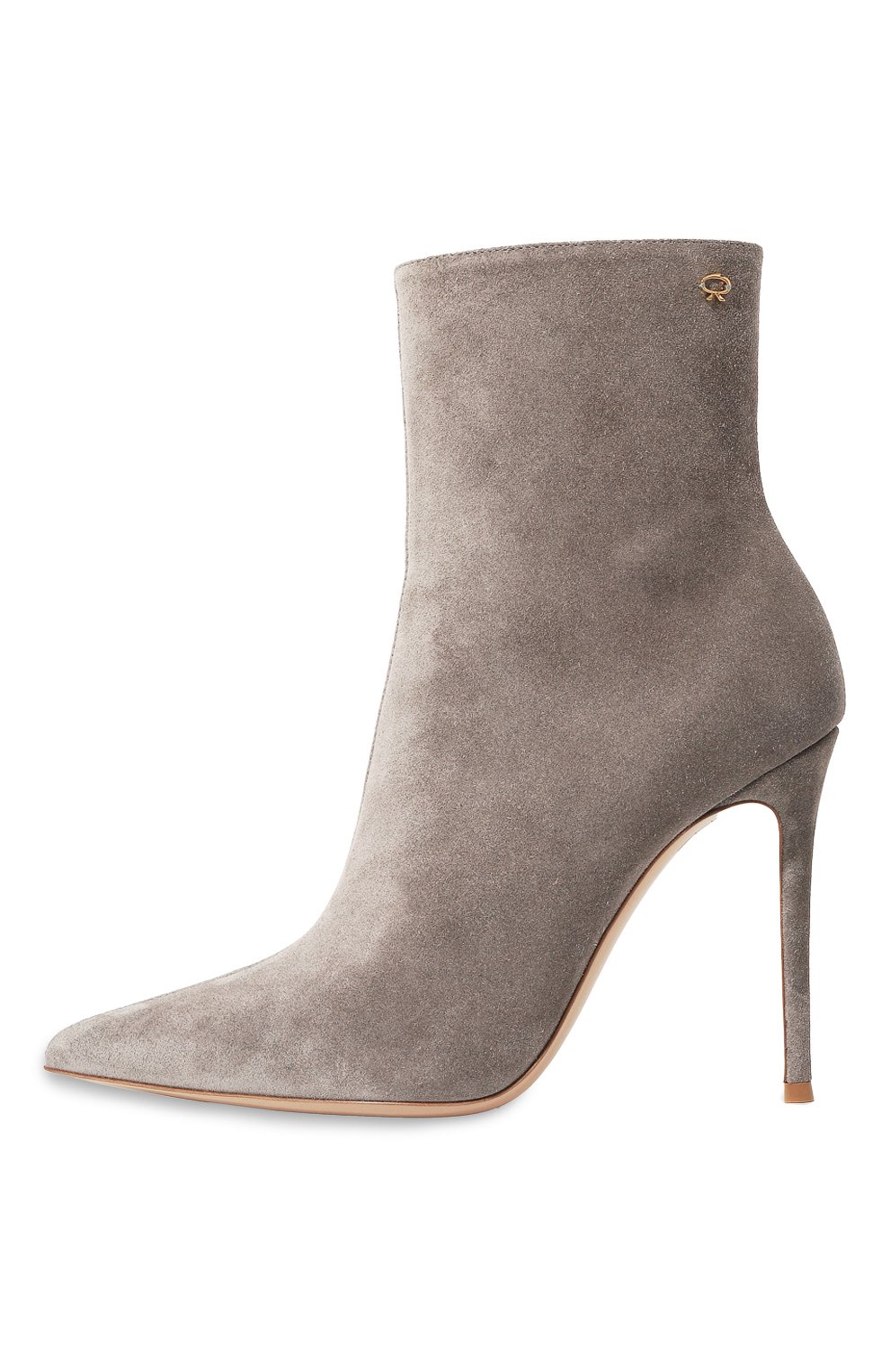 Замшевые ботильоны GIANVITO ROSSI, арт. G73053.15RIC.SUEGREY, фото 4