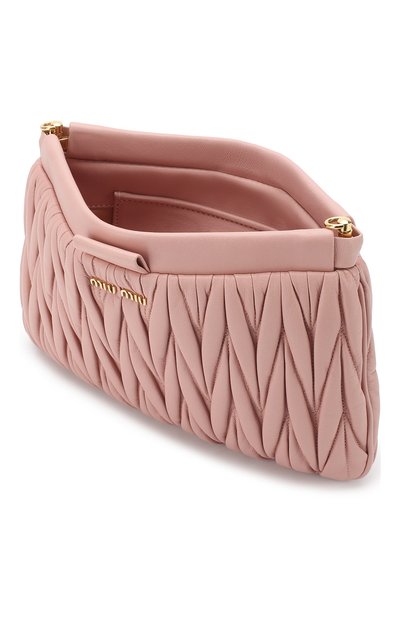 Сумка из кожи MIU MIU, арт. 5BH356-N88-F0615-YOO, фото 4
