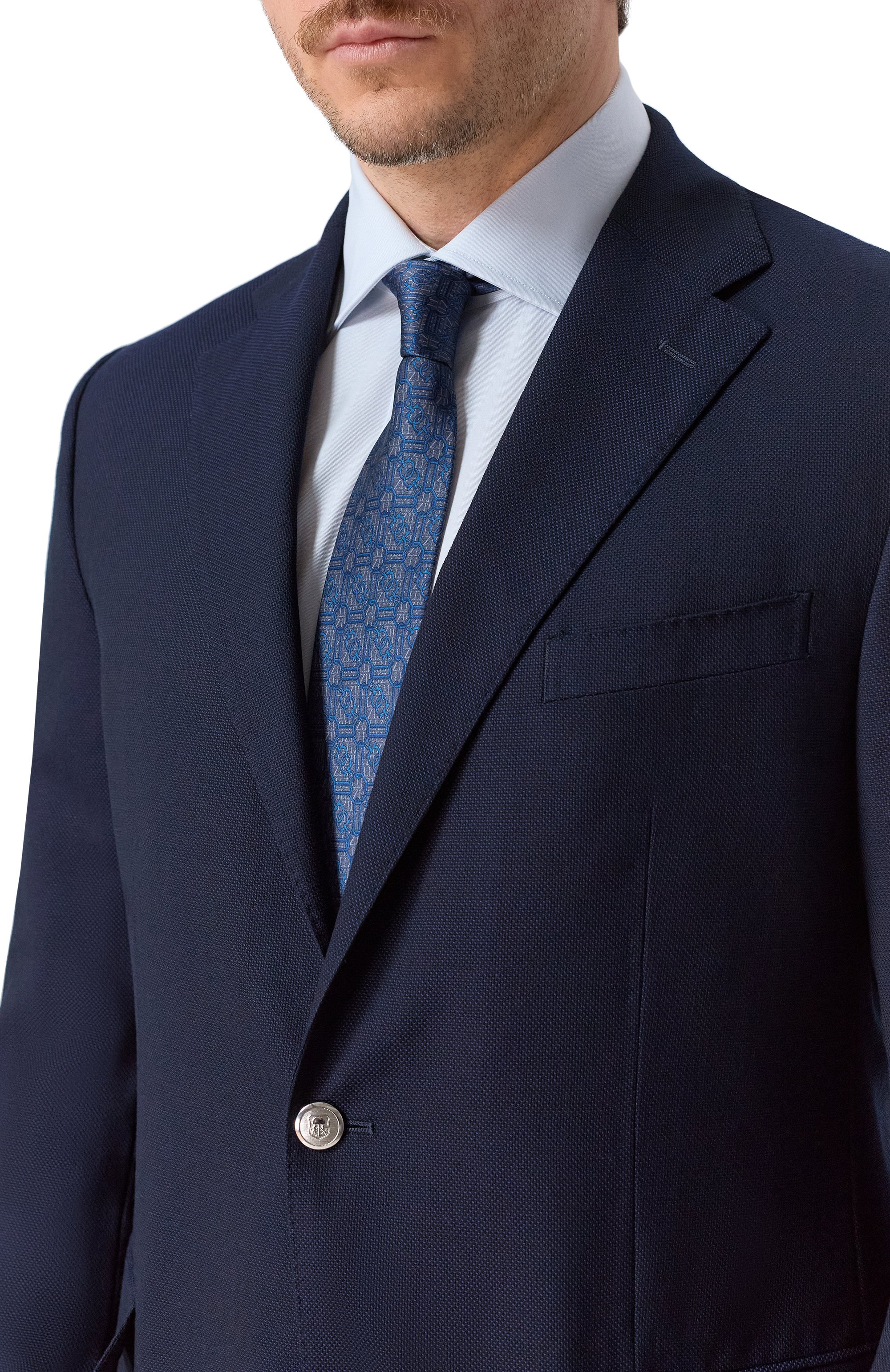 Шелковый галстук ZILLI, арт. CRAV2BM0600VZMRB0, фото 2